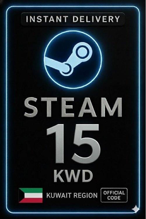 Steam Wallet Code 15 KWD (KW)