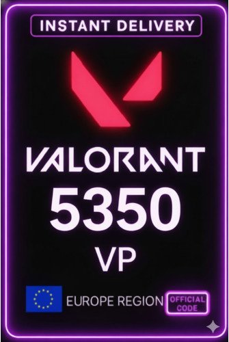 Valorant Points - 5350 VP (EU Server)