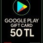 Google Play hediye kodu 50 TRY