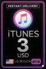 iTunes Gift Card - US$ 3