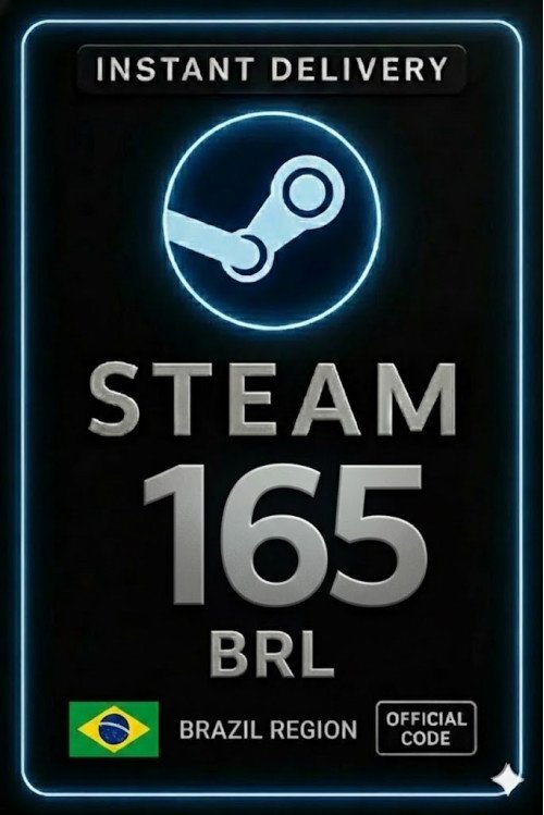 Steam Wallet Code Brazil 165 BRL