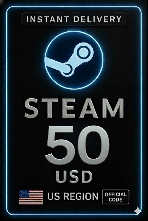Steam Wallet Card 50 USD