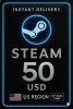 Steam Wallet Card 50 USD