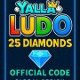 Yalla Ludo - USD 25 Diamonds (INT)