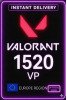 Valorant Points - 1520 VP (EU Server)