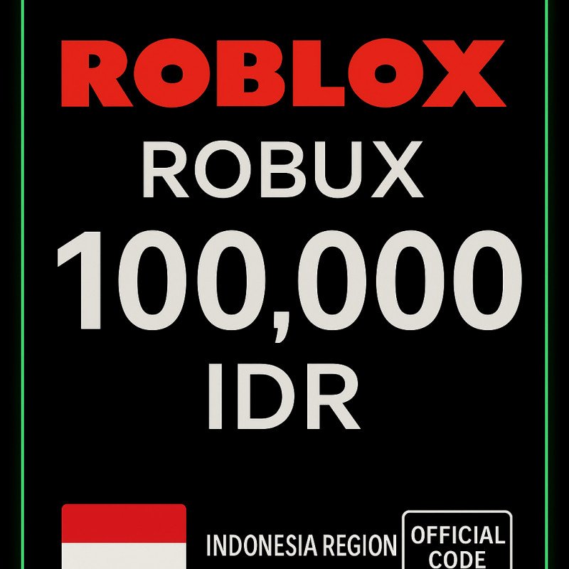 Roblox 100.000 IDR Game Card (ID)