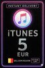 iTunes Gift Card 5 EUR BE