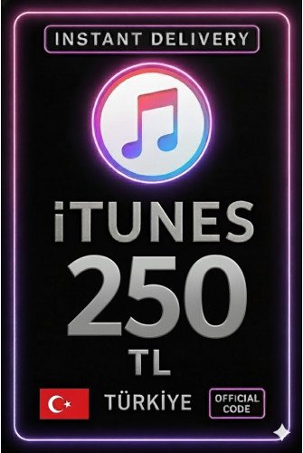 iTunes Hediye Kartı 250 TL Bakiye
