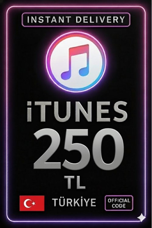 iTunes Hediye Kartı 250 TL Bakiye