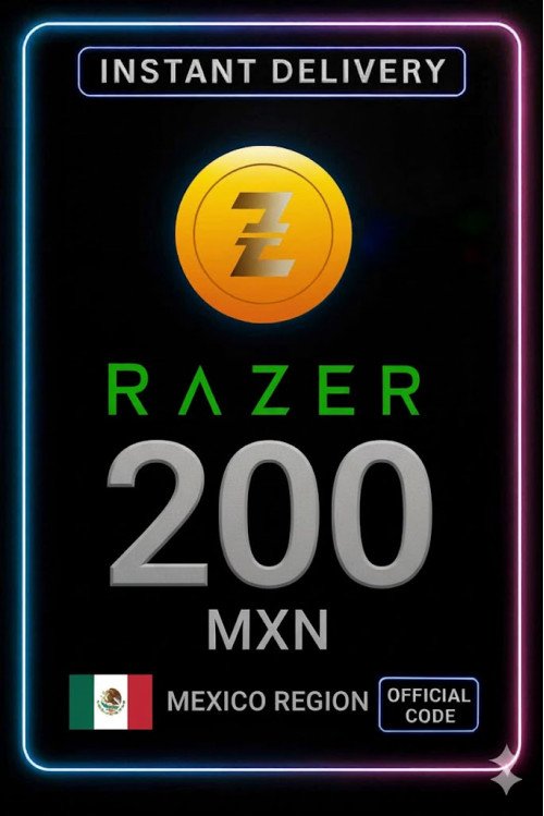 Razer Gold Mexico 200 MXN