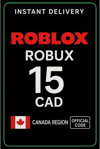 Roblox 15 CAD Game Card (CA)