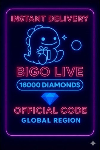 Bigo Live - 16000 Diamonds (Global)