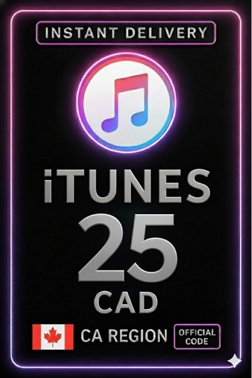 iTunes Gift Card 25 CAD CA