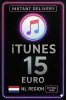 iTunes Gift Card 15 EUR NL
