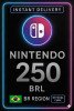 Nintendo eShop Card - 250 BR