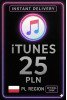 iTunes Gift Card 25 PLN