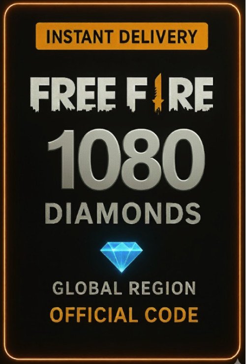 Free Fire 1080 + 108 Diamonds ( Global )