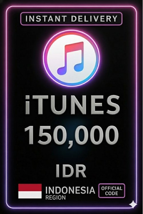 iTunes Gift Card Indonesia - 150.000 IDR