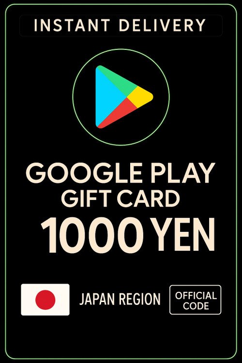 Google Play Gift Card - Japan YEN 1000