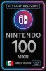 Nintendo eShop Prepaid Card - 100 MXN