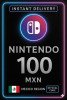 Nintendo eShop Prepaid Card - 100 MXN
