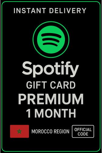 Spotify Gift Card Morocco - 1 Month Premium