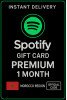 Spotify Gift Card Morocco - 1 Month Premium