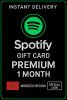 Spotify Gift Card Morocco - 1 Month Premium