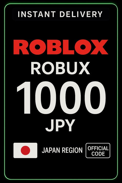 Roblox 1000 JPY Game Card (JP)