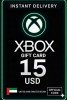Xbox Gift Card Arab Emirates - 15$ - 59 AED