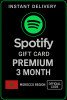 Spotify Gift Card Morocco - 3 Month Premium