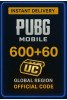 PUBG Mobile - 600+60 UC