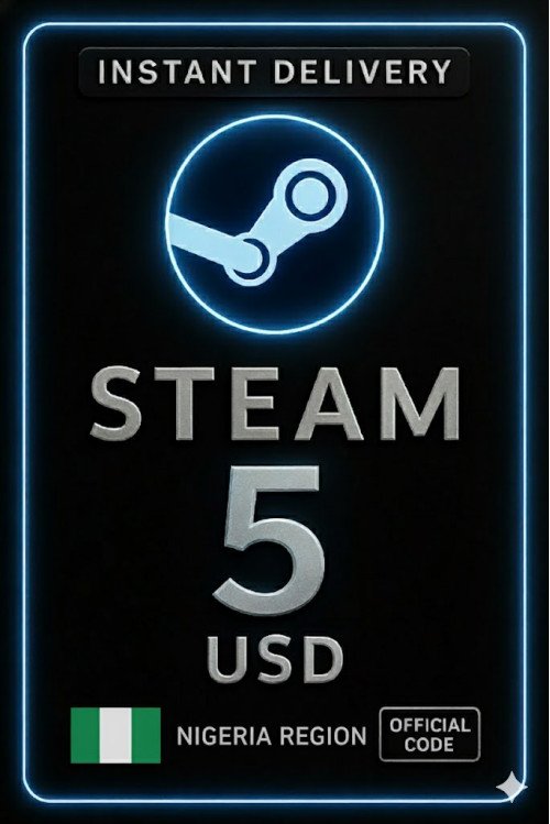 Steam Wallet Code - 5 USD (Nigeria)