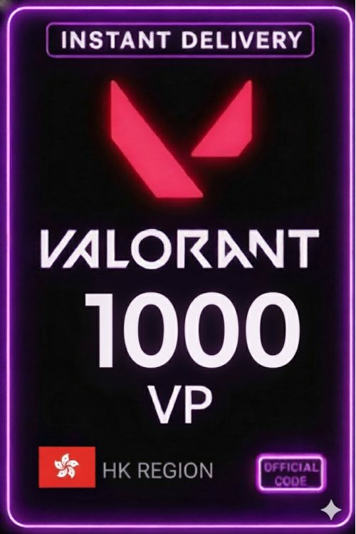 Valorant Points - 1000 VP (Hong Kong)