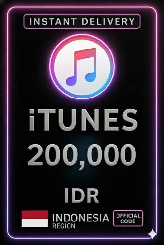 iTunes Gift Card Indonesia - 200.000 IDR