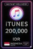 iTunes Gift Card Indonesia - 200.000 IDR