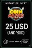Coin Master (Android) - 25 $ US
