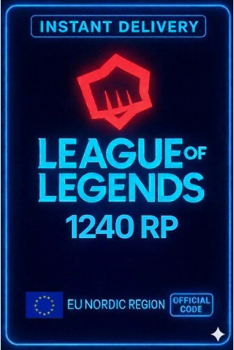 Riot Points - 1240 RP (EU)