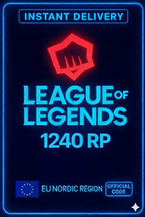 Riot Points - 1240 RP (EU)