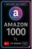 Amazon Hediye Kartı 1000 TL