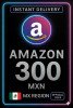 Amazon Gift Card - Mexico 300 MXN