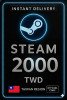 Steam Wallet Taiwan 2000 TWD
