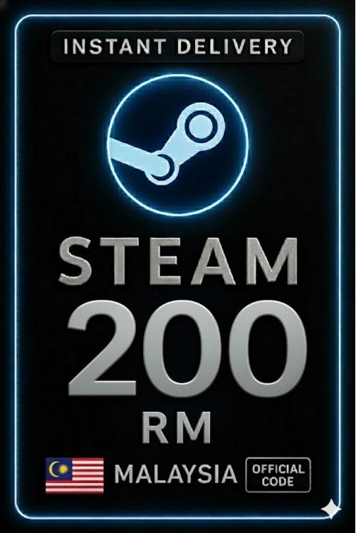 Steam Wallet Code Malaysia RM200