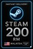 Steam Wallet Code Malaysia RM200