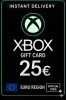 Xbox Live Gift Card 25 Euro Wallet