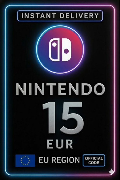Nintendo eShop Card 15 EUR - LIMITED PROMO