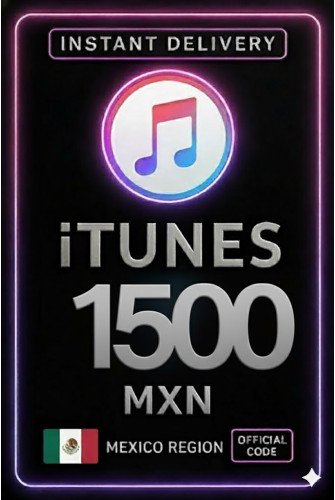 iTunes Gift Card 1500 MXN MX