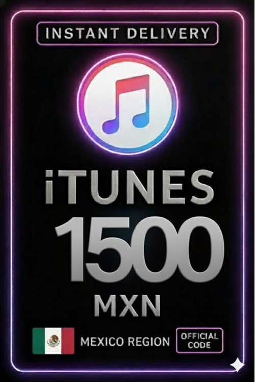 iTunes Gift Card 1500 MXN MX