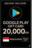 Google Play Gift Card - Indonesia IDR 20.000