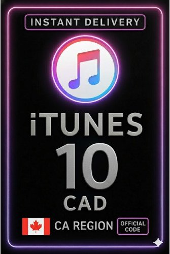 iTunes Gift Card 10 CAD CA